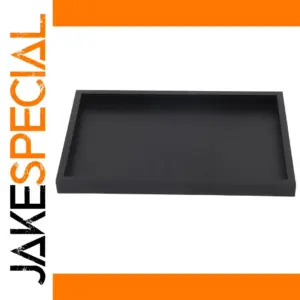 Black Solid Wood Serving Tray in Three Sizes