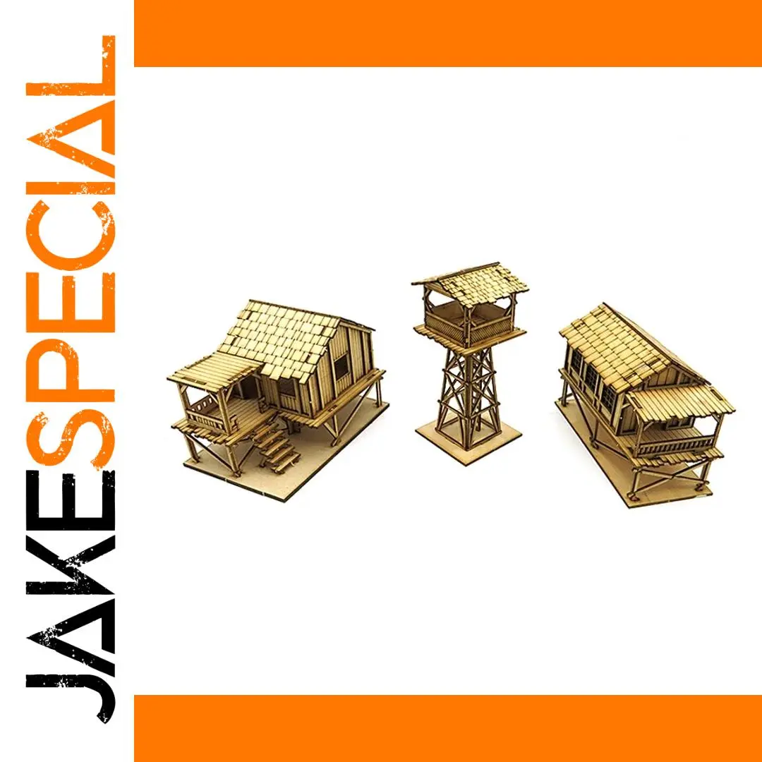 1:72 WWII Sentry Tower Model Display Piece 1 1:72 WWII Sentry Tower Model Display Piece