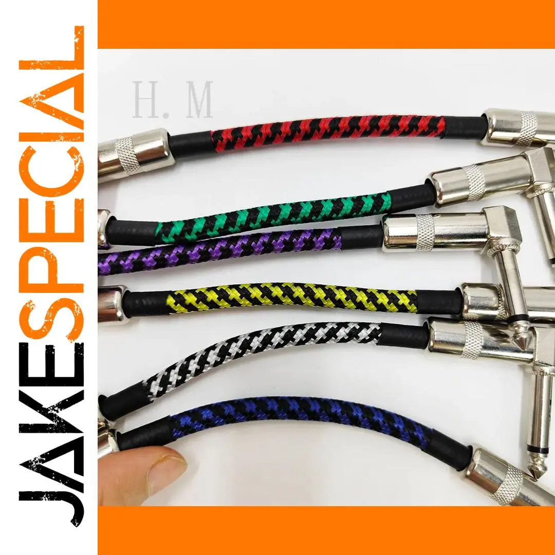 Vibrant 15cm Guitar Effect Patch Cables Set 1 Vibrant 15cm Guitar Effect Patch Cables Set
