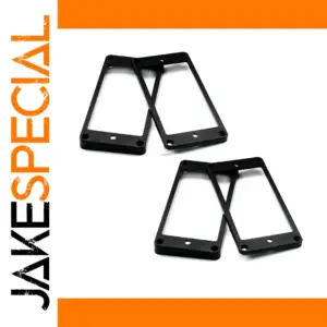 Black Pickup Ring Set for Electric Guitars