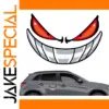 Evil Demon Eyes Decals for Helmets and Bikes