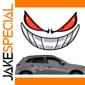 Evil Demon Eyes Decals for Helmets and Bikes