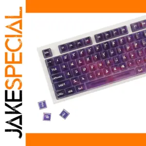 YMDK 119-Key RGB Transparent PC Keycap Set