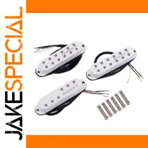 White Mini Strat-sized Humbucker Pickup for Stratocaster