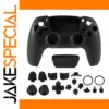 Black PS5 BDM-010 Controller Housing Shell