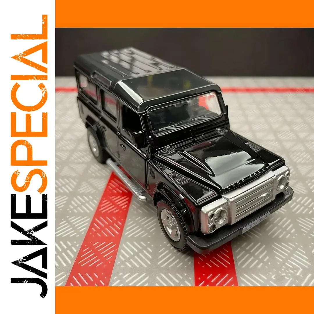 Land Rover Defender 1/36 Diecast Model Black 1 Land Rover Defender 1/36 Diecast Model Black
