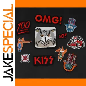 Vibrant Embroidered Patches Set for Customization