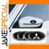 Mitsubishi 3D Aluminum Badge Sticker Set