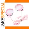 Pink Wired Headphones with Microphone for Kids