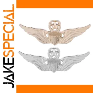 U.S. Air Force Insignia Pentagram Wings Brooch