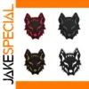 Fierce Wolf Head PVC Patch for Gear