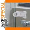 White Sliding Door Lock for Safety
