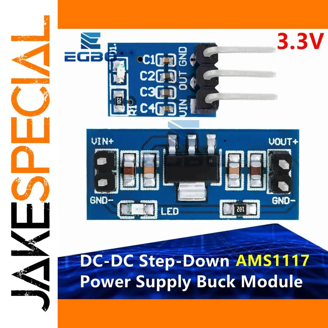 AMS1117-3.3 Voltage Regulator Module 800mA 1 AMS1117-3.3 Voltage Regulator Module 800mA