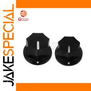 Black Hex Guitar & Audio Potentiometer Knobs Set