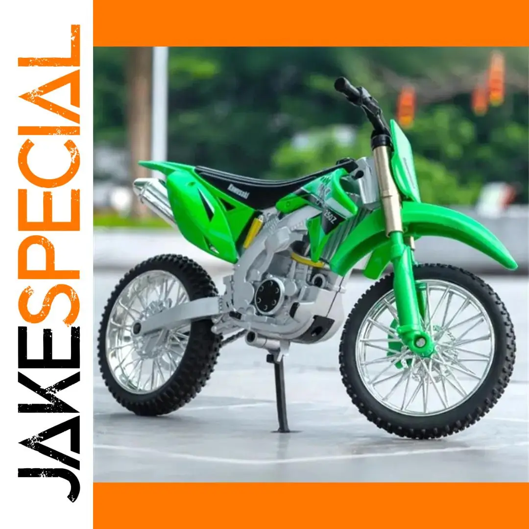 1:10 Scale KX450 Alloy Off-Road Motorcycle Model 1 1:10 Scale KX450 Alloy Off-Road Motorcycle Model