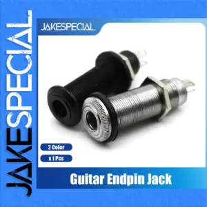 Premium 1/4 Inch Threaded Guitar Output Jack