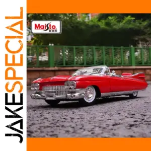 Vintage Red Cadillac Eldorado Biarritz 1:18 Model