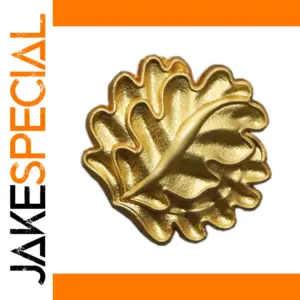 Antique Silver Oak Leaves Pin Brooch 3 cm