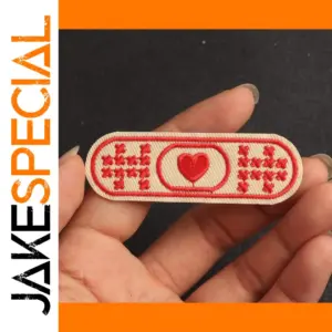 Love-Themed Iron-On Patch Set of 5