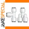 White POM T-Junction Water Fitting for Household Systems