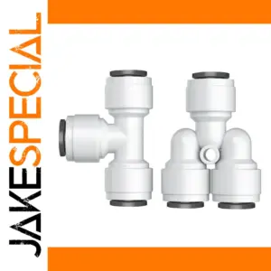 White POM T-Junction Water Fitting for Household Systems