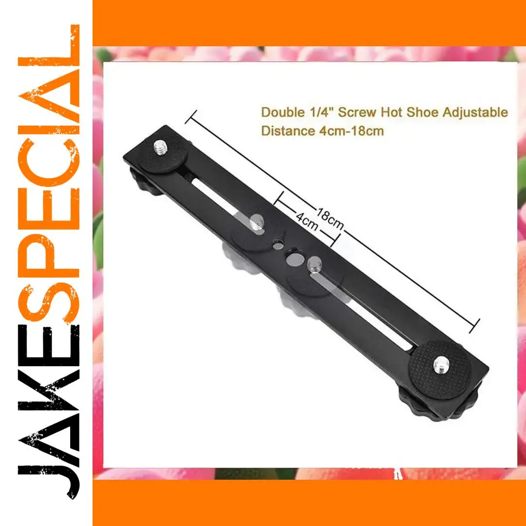 Dual Flash Camera Mount Brackets for DSLR Cameras 1 Dual Flash Camera Mount Brackets for DSLR Cameras