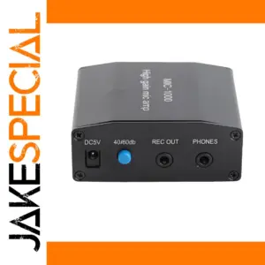 Portable Microphone Amplifier with 1000x Gain