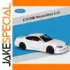 White Nissan Silvia S-15 Diecast Model 1:24 Scale