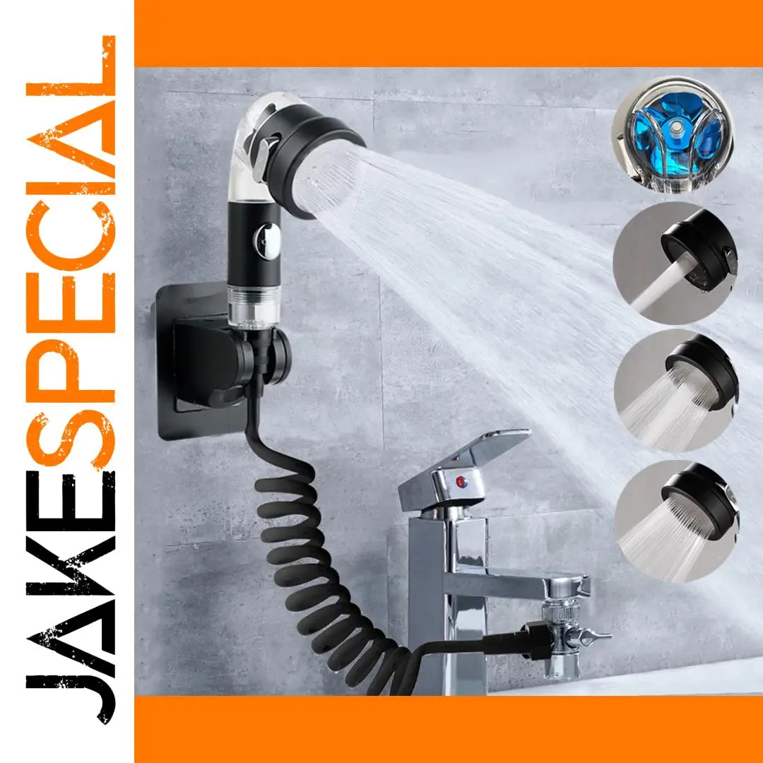 Modern Black Silver Bathroom Shower Set 1 Modern Black Silver Bathroom Shower Set