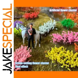 Vibrant Miniature Flower Clusters for Dioramas
