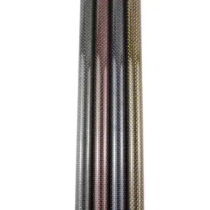 3K Gold Reflective Carbon Fiber Tubes 500mm x 23-30mm 9 A22733939b8434407a1feea7d6e17f5fbv