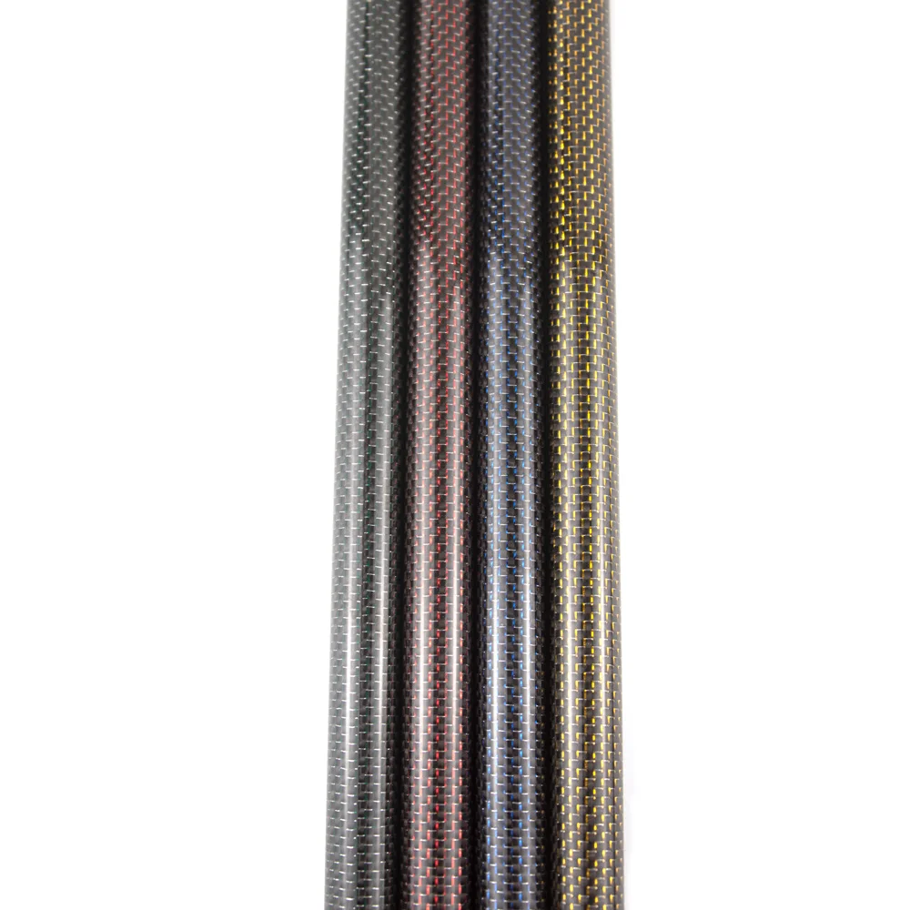 3K Gold Reflective Carbon Fiber Tubes 500mm x 23-30mm 4 3K Gold Reflective Carbon Fiber Tubes 500mm x 23-30mm - Image 4