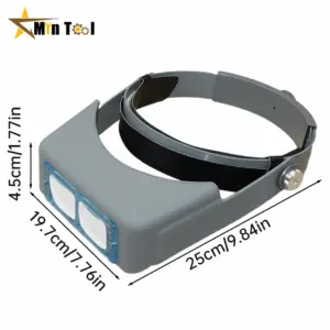 Head-Wearing Magnifier with 4 Interchangeable Lenses 9 A27b196170d4046cba10f283693605923b