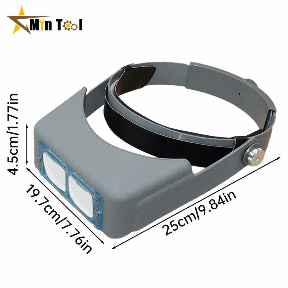 Head-Wearing Magnifier with 4 Interchangeable Lenses 3 Head-Wearing Magnifier with 4 Interchangeable Lenses - Image 3