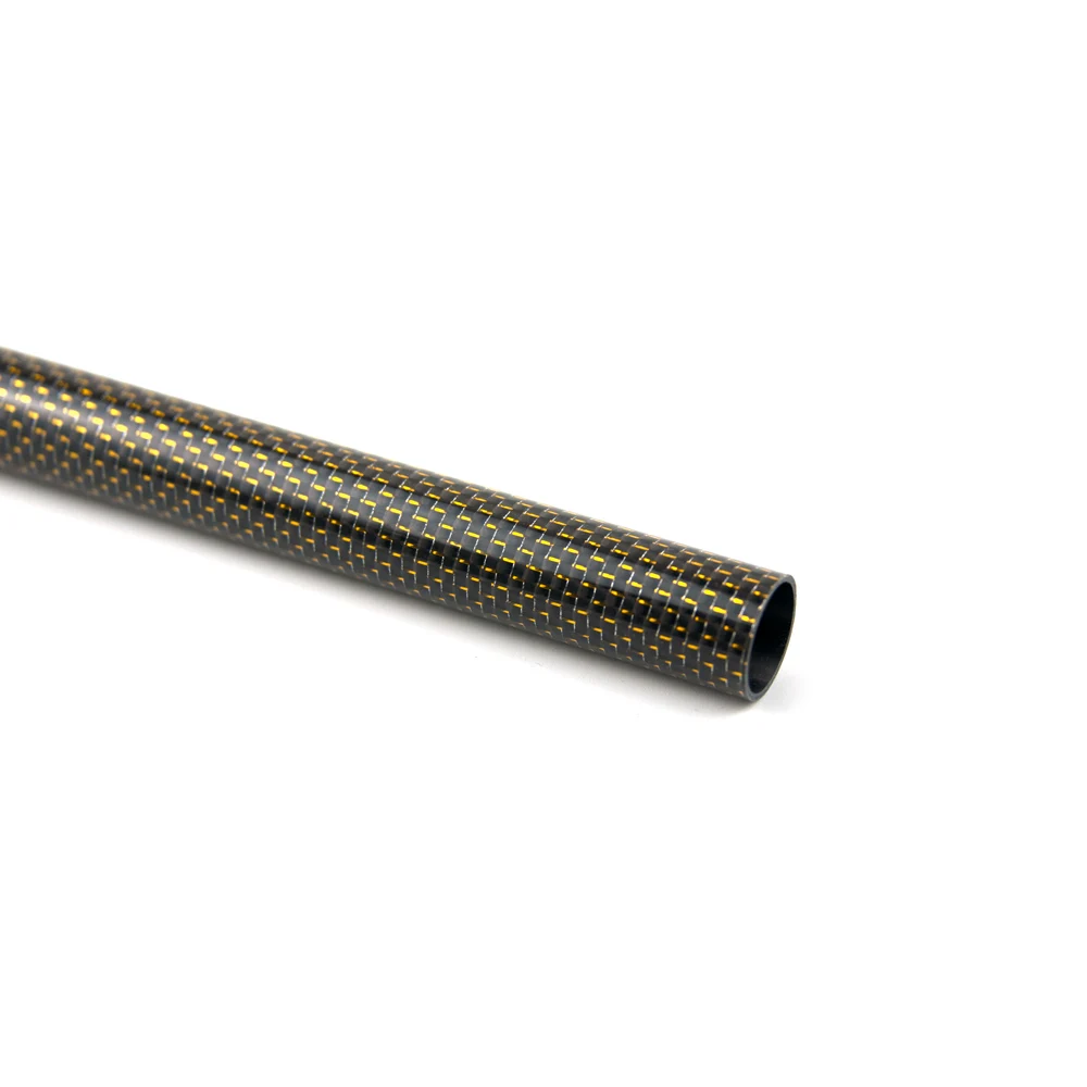3K Gold Reflective Carbon Fiber Tubes 500mm x 23-30mm 6 3K Gold Reflective Carbon Fiber Tubes 500mm x 23-30mm - Image 6