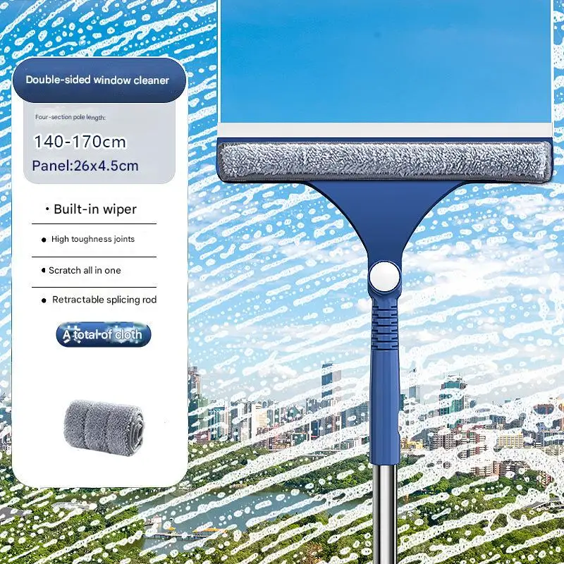 Blue Telescopic Window Cleaning Tool 7 Blue Telescopic Window Cleaning Tool - Image 7