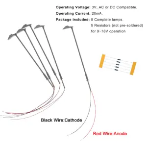HO Scale Metal Street Lamps Set with LED Lighting 9 A65cb2f190b644f8da53b3de952ecf1a5p