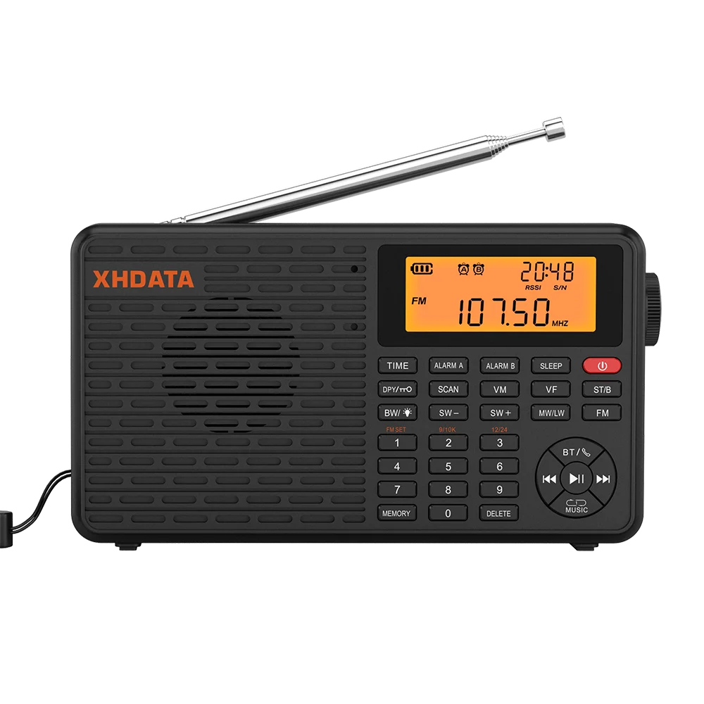 XHDATA D-109 Portable Radio with Bluetooth 5 XHDATA D-109 Portable Radio with Bluetooth - Image 5