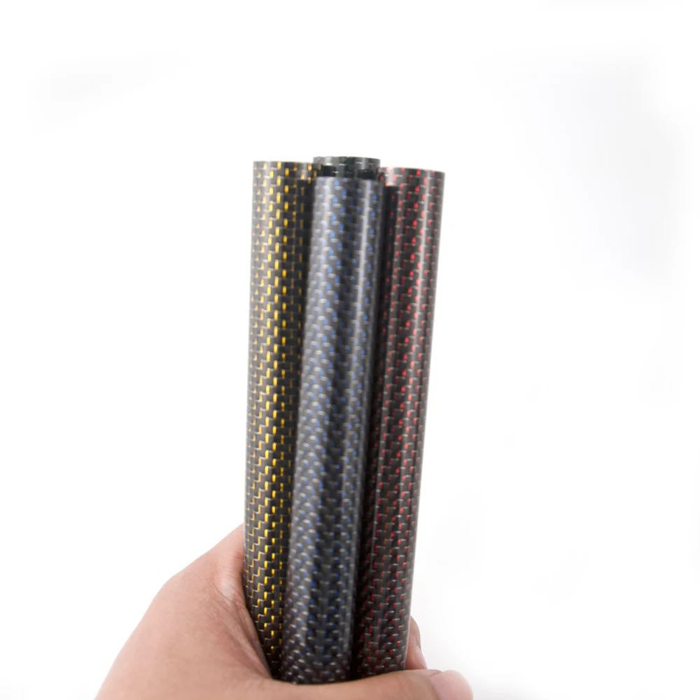 3K Gold Reflective Carbon Fiber Tubes 500mm x 23-30mm 5 3K Gold Reflective Carbon Fiber Tubes 500mm x 23-30mm - Image 5