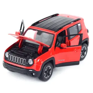 Vibrant Orange 1:24 Jeep Renegade Model 10 H00e594fac76643b58882bdfe20521fd5y