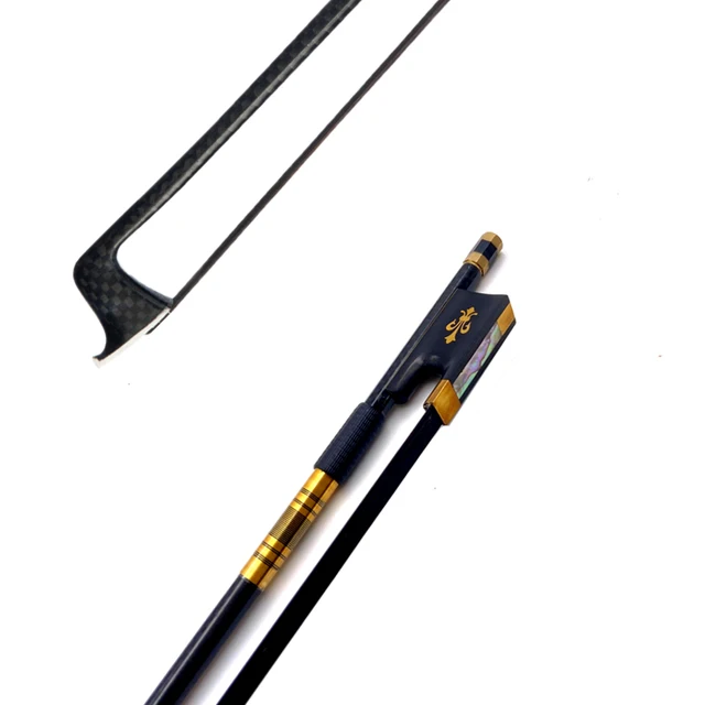 Carbon Fiber 4/4 Violin Bow with Ebony Frog 8 Carbon Fiber 4/4 Violin Bow with Ebony Frog - Image 8