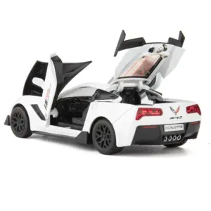 Red Corvette Z06 Diecast Model 1:32 Scale 15 H04e02338cf0148a6963dcd646952751ee