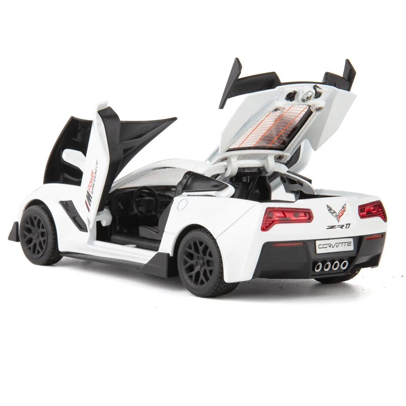 Red Corvette Z06 Diecast Model 1:32 Scale 6 Red Corvette Z06 Diecast Model 1:32 Scale - Image 6