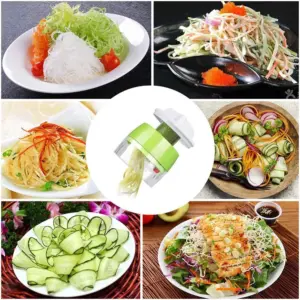 Green Vegetable Spiralizer for Kitchen Use 12 H0c3f1f3e83724c1fbb4d4f4d770c9756I