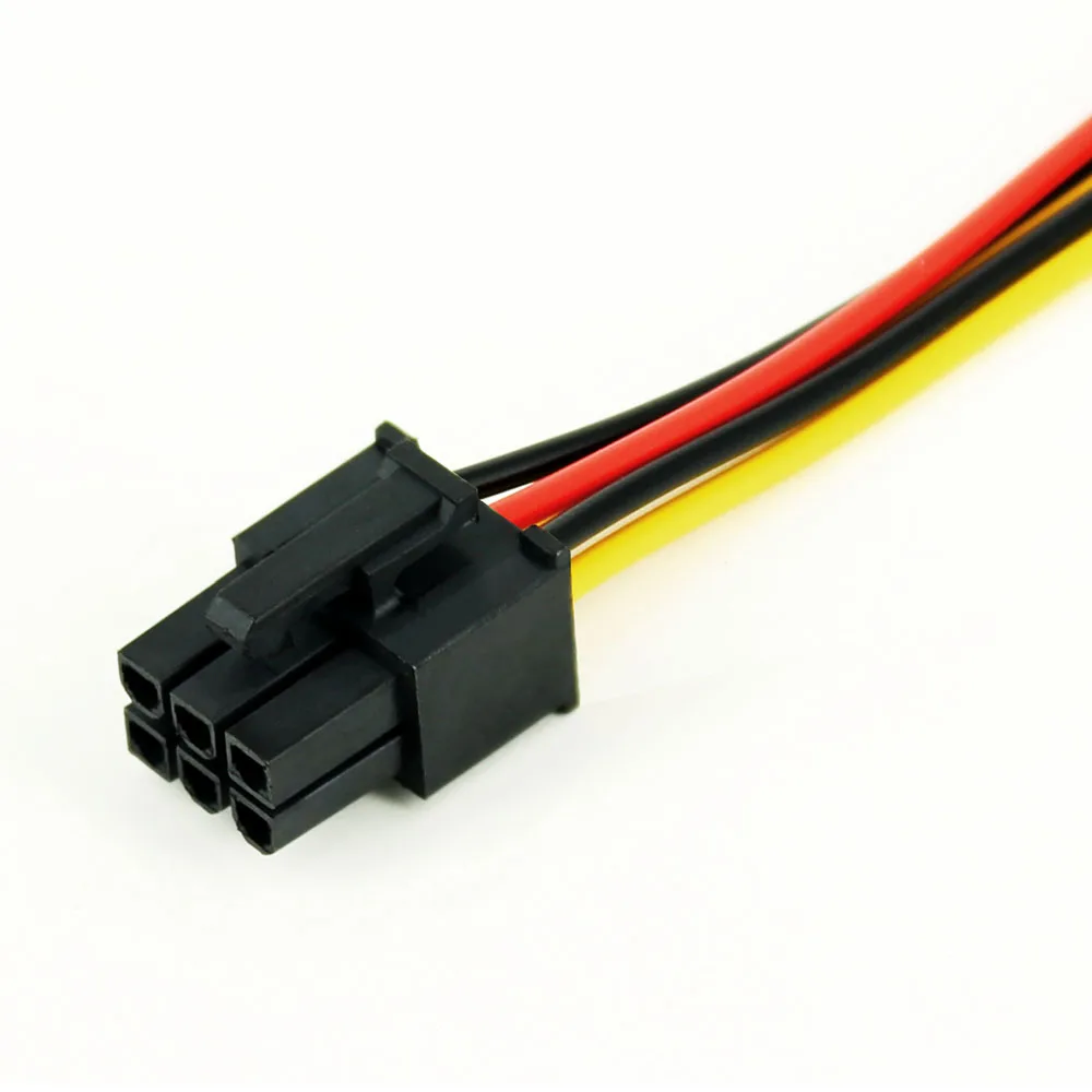 Dual 4Pin IDE to 6Pin Power Extension Cable 17cm 6 Dual 4Pin IDE to 6Pin Power Extension Cable 17cm - Image 6