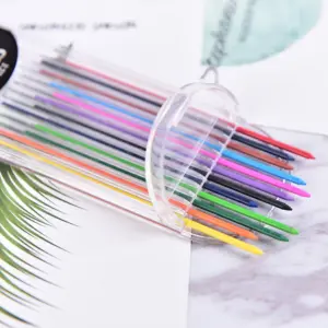 12-Color Mechanical Pencil Refill Set with 2mm Leads 16 H10a3d25818744df6a1477918aba36cb8q