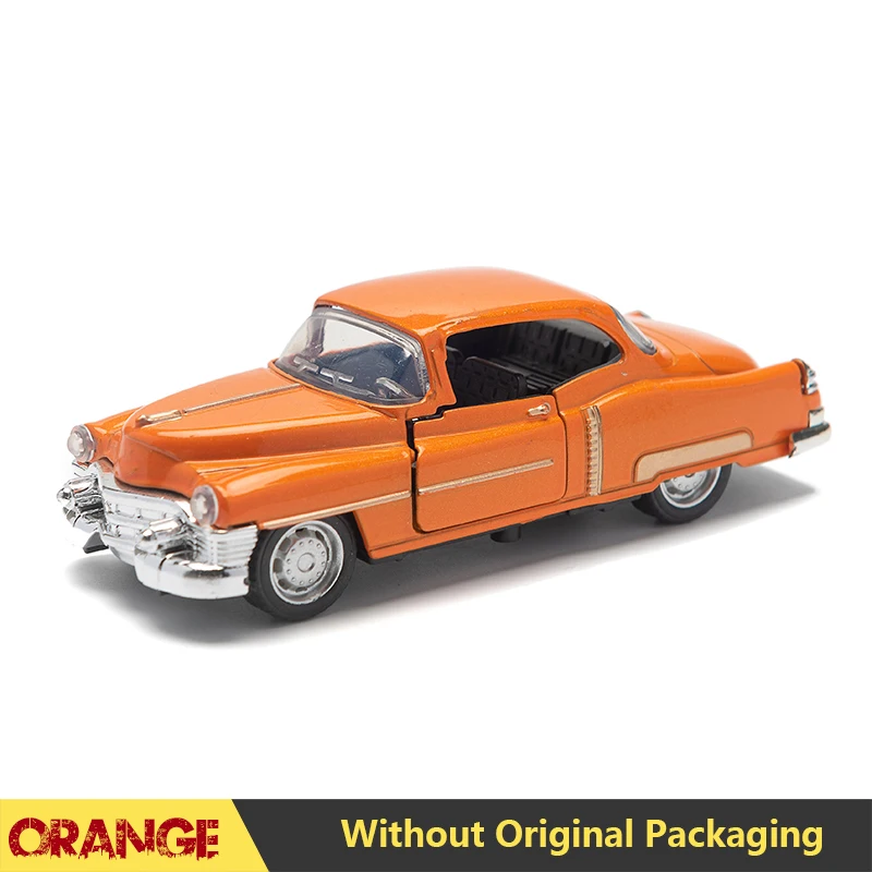 Vintage Orange Cadillac Diecast Model 1:32 Scale 7 Vintage Orange Cadillac Diecast Model 1:32 Scale - Image 7
