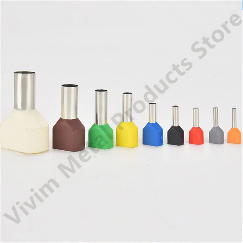 TE2510 Double Wire Crimp Terminal Set, 100 pcs 6 TE2510 Double Wire Crimp Terminal Set, 100 pcs - Image 6