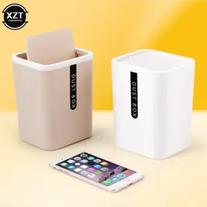 Minimalist 2.1L Square Waste Bin for Modern Spaces