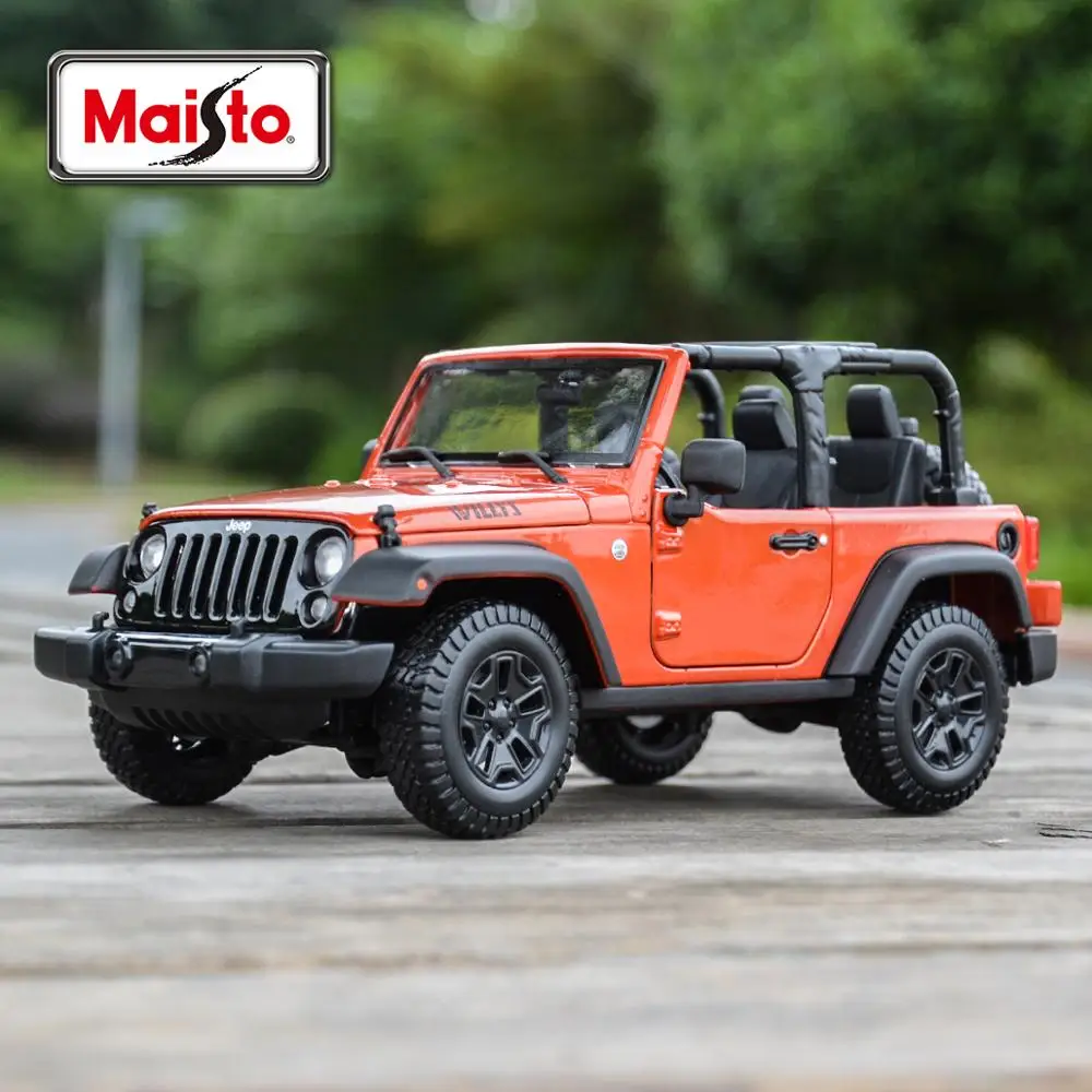 Maisto 1:18 Jeep Willys Wrangler Model 2 Maisto 1:18 Jeep Willys Wrangler Model - Image 2